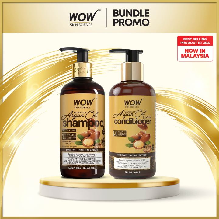 ULTIMATE MOROCCAN ARGAN OIL HAIR KIT - SHAMPOO - CONDITIONER | Lazada