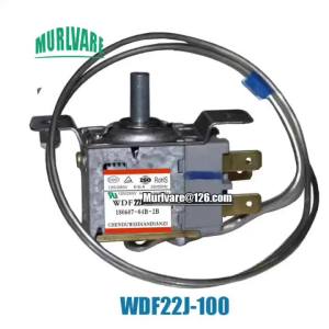 ชิ้นส่วนควบคุมอุณหภูมิตู้เย็นสวิตช์3PIN เทอร์โมสตัท WDF22J-100สำหรับตู้เย็น Electrolux Ronshen
