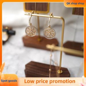 ✨QK shop✨ Jewelry Display Stand Necklace Earrings Jewelry Copper Wood Jewelry Display Props Shooting Jewelry Booth Display Pieces
