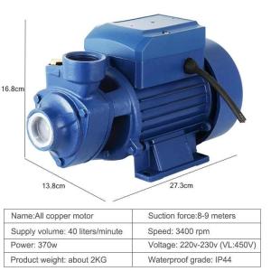 SALE! QB60 Booster Jet Pump 750W 1HP Water Booster Pump Jet Water Pump Peripheral Booster Pump Heavy Duty Jet Pump