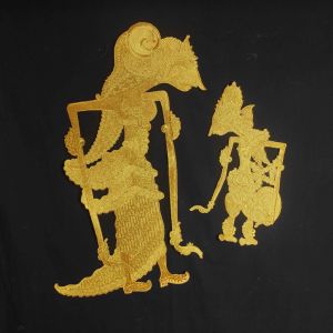 bordir motif wayang