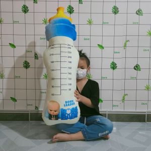 ĐỒ CHƠI BÌNH SỮA NHỒI BÔNG GỐI ÔM NGỦ HÌNH BÌNH SỮA GÒN MỀM CAO CẤP