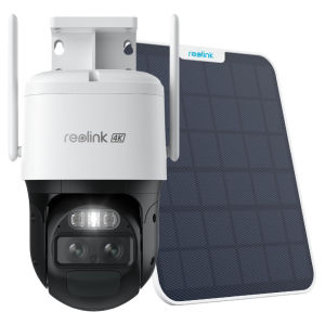 Reolink TrackMix LTE 4G LTE + 6W Solar Panel Security Camera Outdoor Auto-Tracking-Zoom 360° PTZ with Spotlight 6X Zoom
