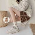 Bear Mid Socks Fashion Cotton Socks For  Women men Flexi Calf Socks  Solid Color Sport Socks. 