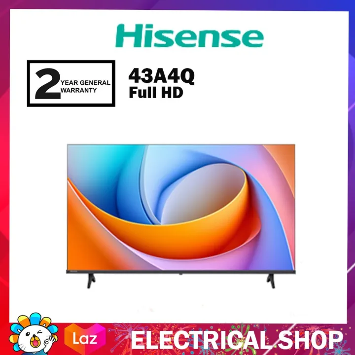 Hisense 43'' Full HD Smart TV A4Q Series 43A4Q Television