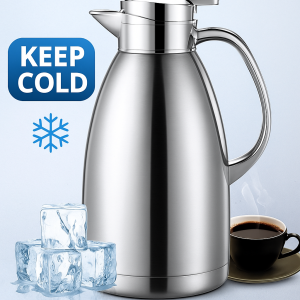 Vacuum Pot Sealed and Leak-proof Self-closing Dust Cover Insulated Kettle Long-term Insulation