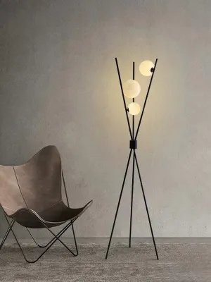HEIKESZ Nordic Simplicity and Creativity: Artistic Moon Floor Lamp for Stylish Bedroom and Study Room Modern Ins Floor Lamp