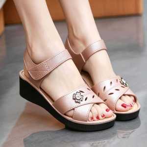 [Free Shipping] WomenS Sandals Classic Sandals Breathable WomenS Sandals Soft-Soled Sandals For Women Lightweight Sandals For Elderly Women Summer Sandals For Mothers Wedge-Heeled Sandals
