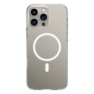 Baseus Magnetic Case for iPhone 16 Pro Max Slim Thin Phone Case Transparent Cover For iPhone 16 Pro Plus Magnet Back Cover Case