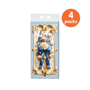 Botare Tissue 4 Pack Facial Tissue Paper 2160 Sheets Large Size Pull Down  Hanging Tissue Soft Deluxe Tissue