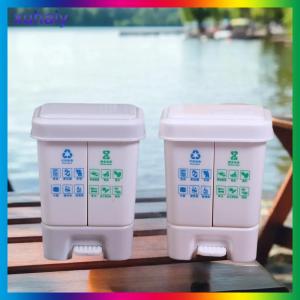 xuhaiy Nhà búp bê mini đồ dùng nhà bếp mô hình mini Phân Loại thùng rác có thể chụp cảnh đạo cụ