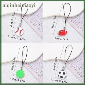 aiqinhaimaoyi Creative Ball Pendant Basketball Soccer Keychain Volleyball Baseball Phone Chain New Fashion Keyring Car Pendant Hangings Jewelry
