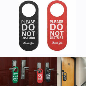 【HOMEACCESSORY】 Door Sign PU Leather For Meeting Rooms Conference Rooms And Hotels Different Color Options Durable