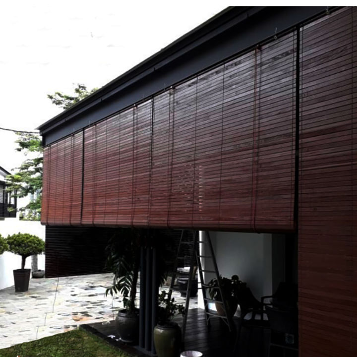 Bidai Kayu Saiz Besar Wooden Blinds BIG SIZE Bidai Kyu 10 Kaki Wooden