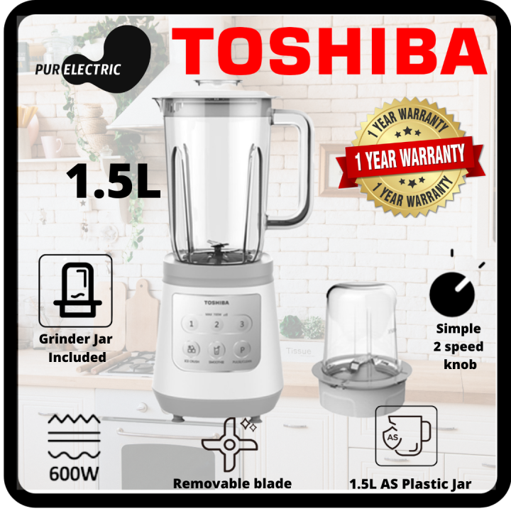 Toshiba Blender BL60PHNMY / BL60PHN 600W 1.5L Table Blender Pengisar