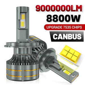 Bóng đèn pha LED 8800W 9000000LM H7 H4 H8 H9 H11 H1 H3 9005 9006 H13 9008 9007 CANBUS 6000K Đèn pha ô tô Turbo Đèn pha ô tô2026