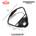 HONDA CLICK V3 GAUGE PANEL COVER GARNISH PROTECTOR FOR CLICK V3 MOTORCYCLE 1PC SPEEDMOTO C-9167 F-9690. 