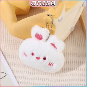Cute Cartoon Keychain Stuffed Plush Doll Key Chain Toys Bear/Chick/Frog/Piglet Backpack Bag Pendant Gifts