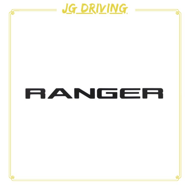 JD Tailgate Letters for Ford Ranger 2019 2020 3D Raised & Decals ...