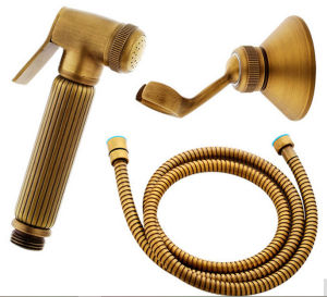 Biggers Antique bronze copper bathroom bidets shower set with shower hose shower support brass bidets sprayer