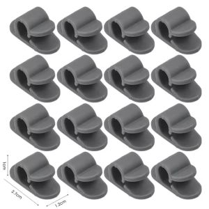 20Pcs Self Adhesive String Light Clip Wall-mounted Cable Wire Storage Hook Outdoor Waterproof Hanging Holder Home Office Storage Clamp