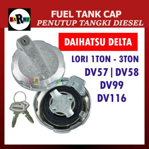 Fuel Tank Cap Daihatsu Delta Lorry 1ton 3ton Diesel Tank with key DV57 / DV58 / DV99 / DV116 -  Penutup Minyak Tangki Diesel Berkunci Untuk Lori Daihatsu Delta
