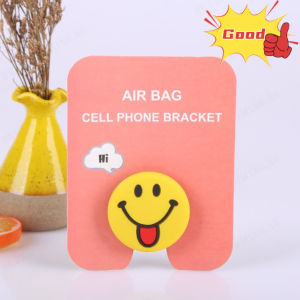 Three-dimensional cute adjustable telescopic mobile phone holder creative cartoon air bag holder