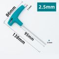 2mm - 10mm Allen Hex Key T Shaped Wrench Inner Six Angle Screwdriver Handle Allen Hex Key Wrench Spanner                                    11. 