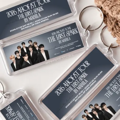 AHOF The First Spark in Manila Acrylic Concert Ticket Photocard Case Frame Holder Keeper Slab Memento Studio