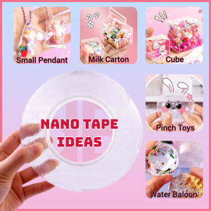 ( Nano Tape Ideas ! ! ) Nano Clear Double Sided Tape (25mm x 5m )