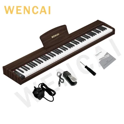 WENCAI Digital Piano 88 Keys Professional Wood Smart Electric Piano Portable Piano Keyboard For Adult/Kids Beginners【1Year Warranty】