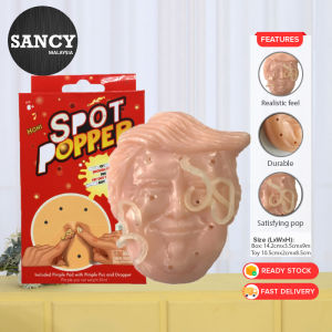 SANCY Pimple Popping Face Model Toy Mainan Untuk Squeezing Jerawat Stress Relief And Memicit Blackhead Serta Whitehead - Fulfilled by SANCY