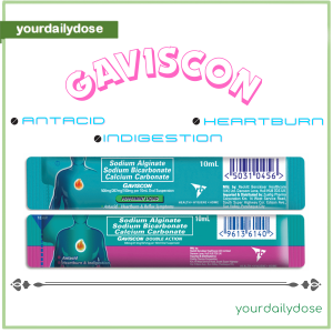 GAVISCON ANTACID+ HEARTBURN LIQUID SACHET10ML
