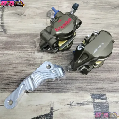 Turtle Back Caliper FOR Wave 125 / Xrm 125 (BRONZE & GRAY) UNIVERSAL set