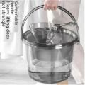 Rannapati Large Capacity Thickened Water Bucket Timba Portable  Multifunctional Living Water Bucket Basin Water Spoon Set. 