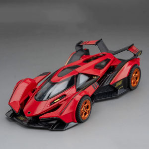 1:32 Simulation LAMBO V12 GT Alloy Sport Cars Toy Diecasts Vehicles Metal Model Car Decoration For Man And Kids Gift Boy Toy