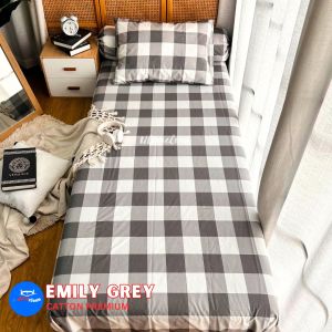 Sprei 100% KATUN ORIGINAL MOTIF EMILY ukuran 90x200 100x200 120x200 140x200 160x200 180x200 200x200 King Queen Single