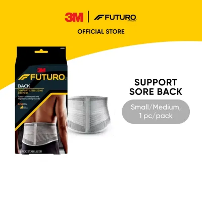 3M™ Futuro™ Comfort Stablizing Back Support 46815 Firm Support 1 pc/pack S/M L/XL For sore aching back muscles