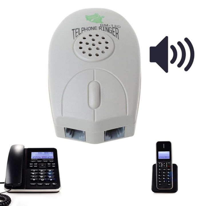 LTG Amplifier Landline Phone Bell Ringer Extra Loud Telephone Ring For ...