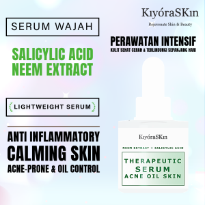 KiyoraSKin Serum Acne Oil Control | Neem Extract Salicylic Acid Niacinamide Jerawat Berminyak 20 ml
