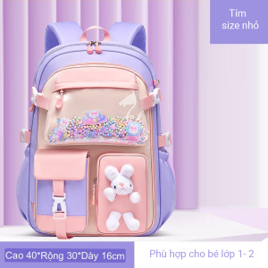 Ba Lô Đi Học Siêu Nhẹ Thoáng Khí Phong Cách Hàn Quốc Dành Cho Cấp 1 Đến Cấp 3