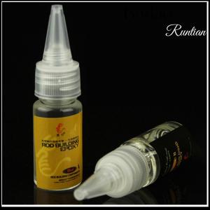 Badao 2pcs คันเบ็ดกาวตกปลาแท่งอีพ็อกซี่เรซิ่น AB กาวโปร่งใสสำหรับ Twine Fishing rods อุปกรณ์เสริมตกปลาแท่งสี