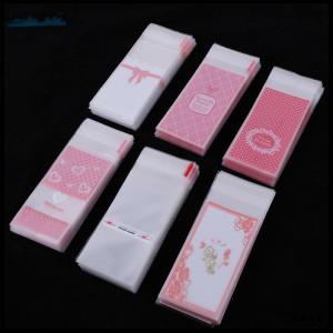 [liujinpeng] 100Pcs Mini plastic cookie packaging cupcake wrapper bags opp self adhesive bags