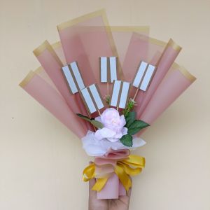 Buket Snack Kosongan 5 Stic Praktis Tinggal Tempel / Buket Ulang Tahun / Buket Hadiah Wisuda Kelulusan