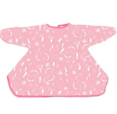QUOKKA Adjustable Waterproof Infant Baby Apron High Chair Coverall Bib Dirty Cover Apron Thin Kids Supplies Breathable Soft Stock Bibs Apron Bayi Kalis Air Bib Coverall Kerusi Tinggi 可调节防水婴儿围裙高脚椅连体衣围兜薄型儿童透气柔软围兜