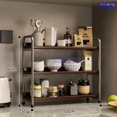 🌟SG STOCK🌟Multi-Functional 3-Tier Open Storage Shelf Unit Freestanding Bookshelf for Small Spaces
