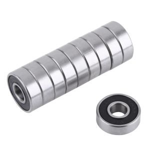 MUQZI 10Pcs 608RS Sealed Ball Bearings Bearing 608-2RS Bearing Steel