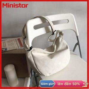 Ministar Canvas Crossbody Túi công suất lớn hip-hop phong cách đường phố cho cả nam giới và phụ nữ