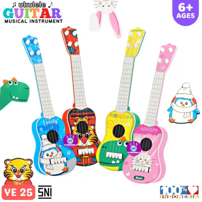 IST Mainan Anak Ukulele Guitar Musical / Kado Anak Gitar YE 25