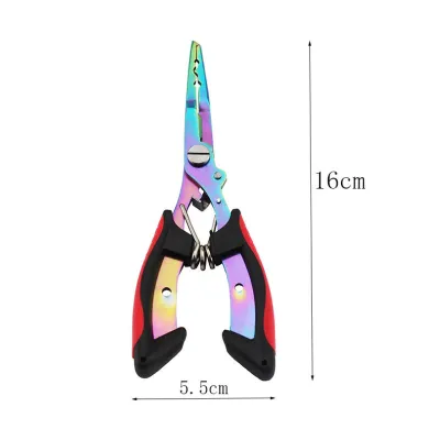 MLADEN Fishing Pliers Fish Line Cutter Durable Metal Long Nose Non Slip Grip All Water Types MY Stock